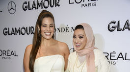 Modelka Ashley Graham (vľavo) a novinárka Noor Tagouri.