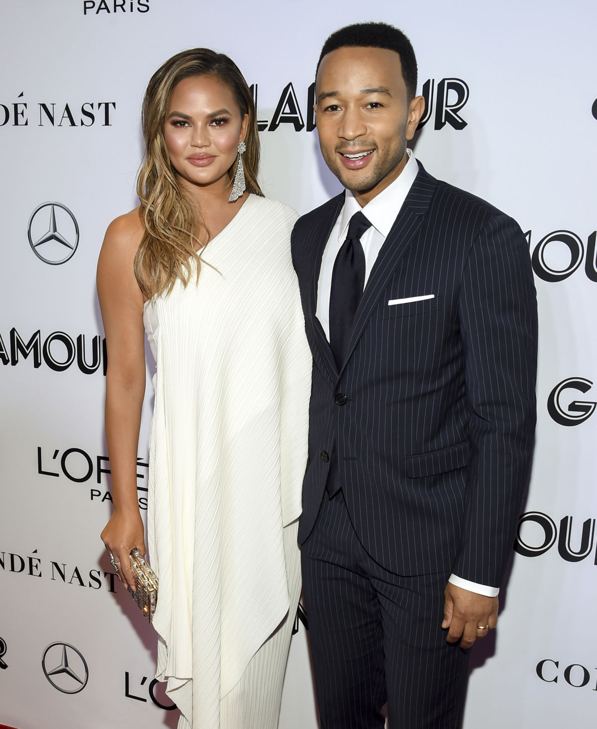 Modelka Chrissy Teigen a jej manžel John Legend.