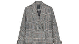 Dámsky károvaný kabát Mohito, predáva sa za 64,99 eura. 