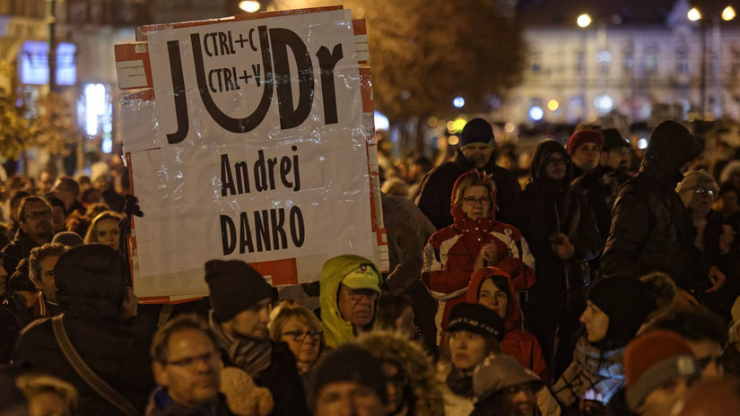 košice, protest