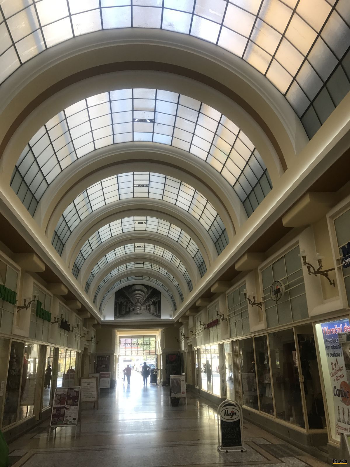 Palác Passage od architekta Ladislava Machoňa...