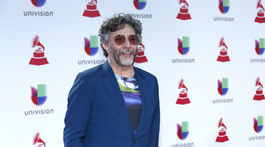 Spevák Fito Paez na Latin Grammy Awards 2018.