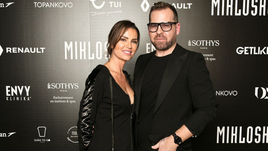 Dizajnér Fero Mikloško a riaditeľka Miss...