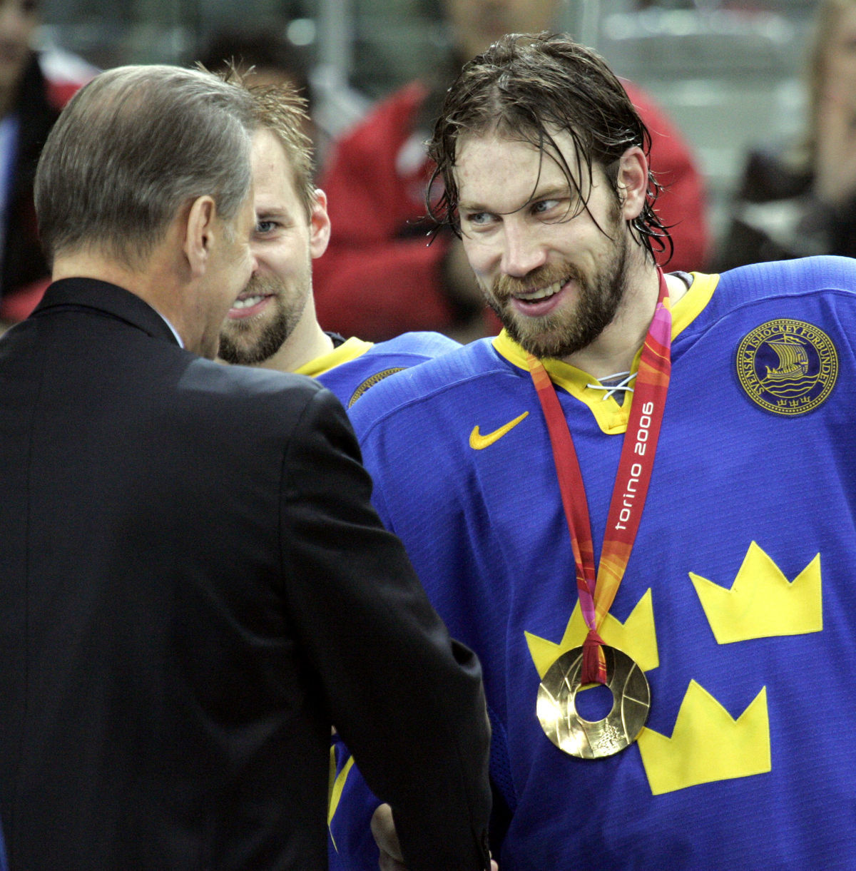 Peter Forsberg so zlatou olympijskou medailou v...