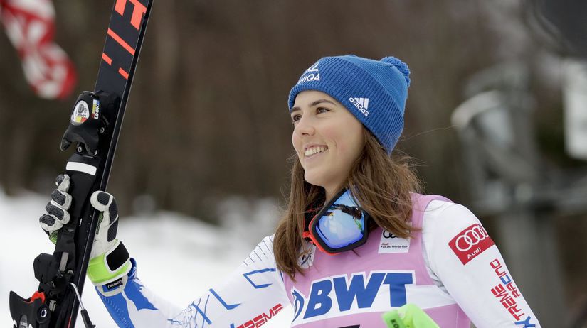 Radosť Petry Vlhovej. Aj v druhom slalome...