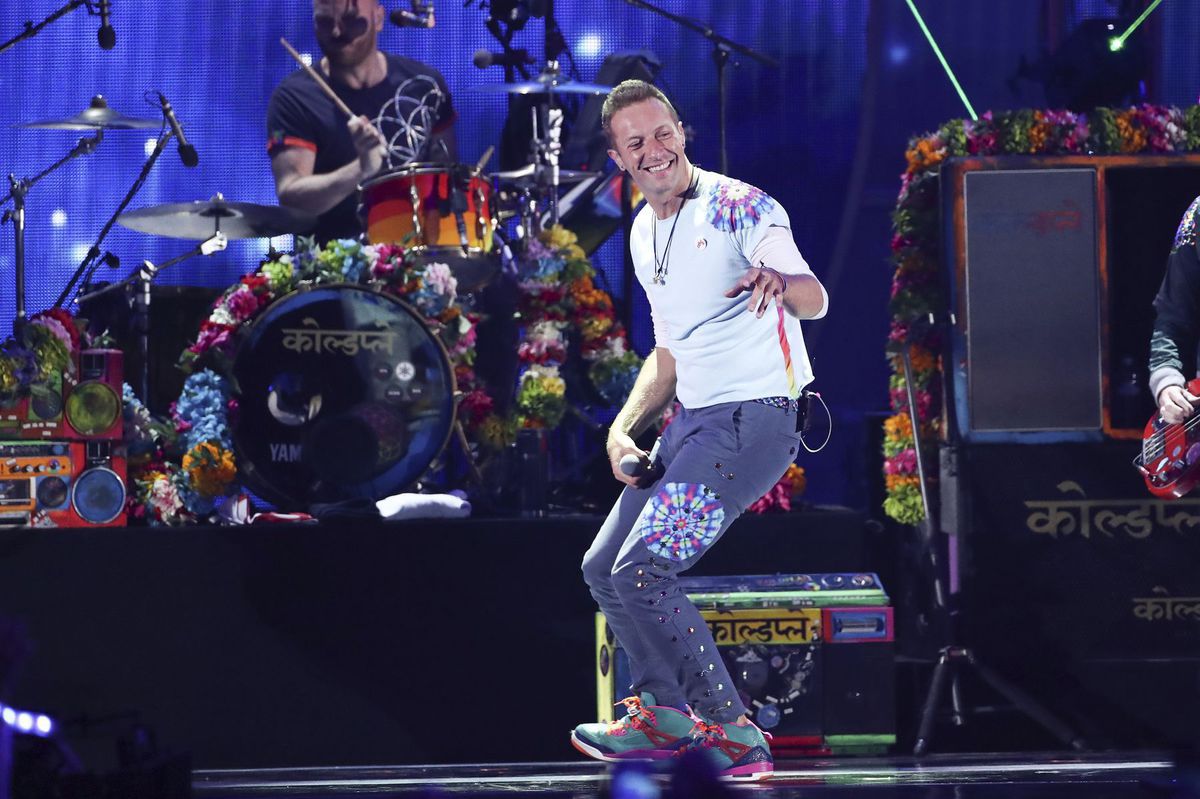 Spevák skupiny Coldplay Chris Martin.
