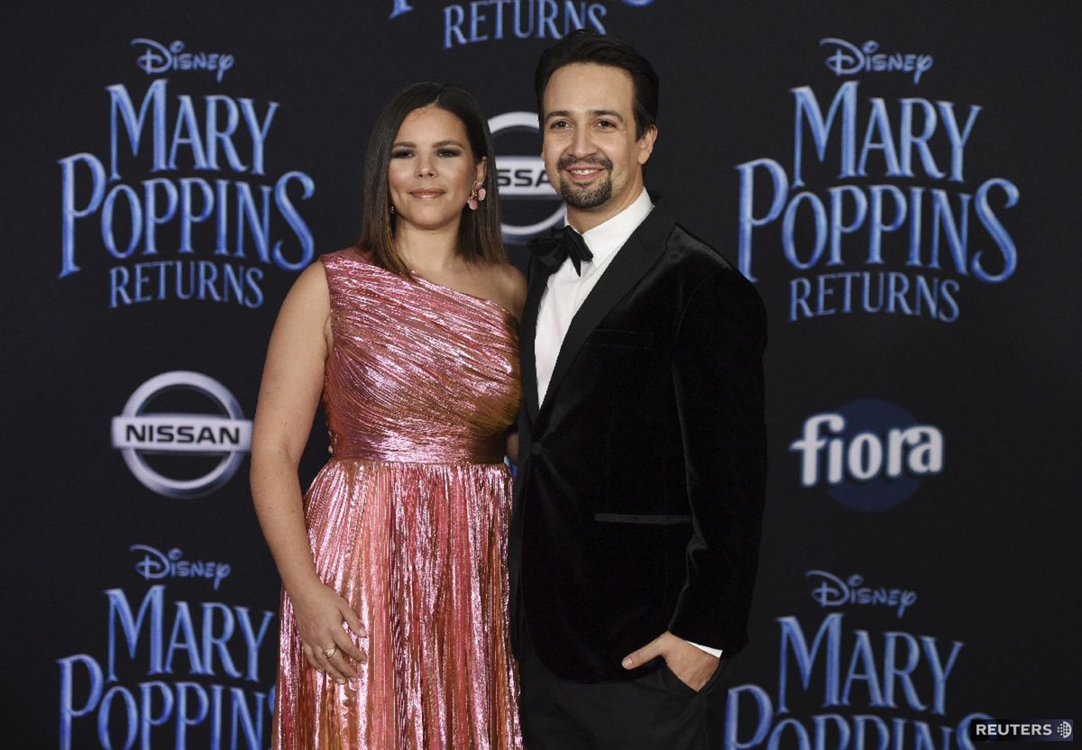Lin-Manuel Miranda a jeho manželka, Vanessa...
