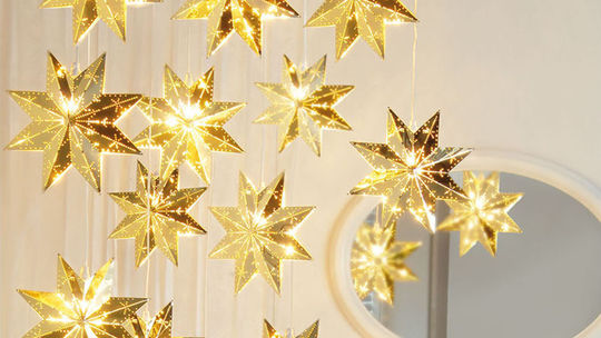 Vianočná svetelná dekorácia.