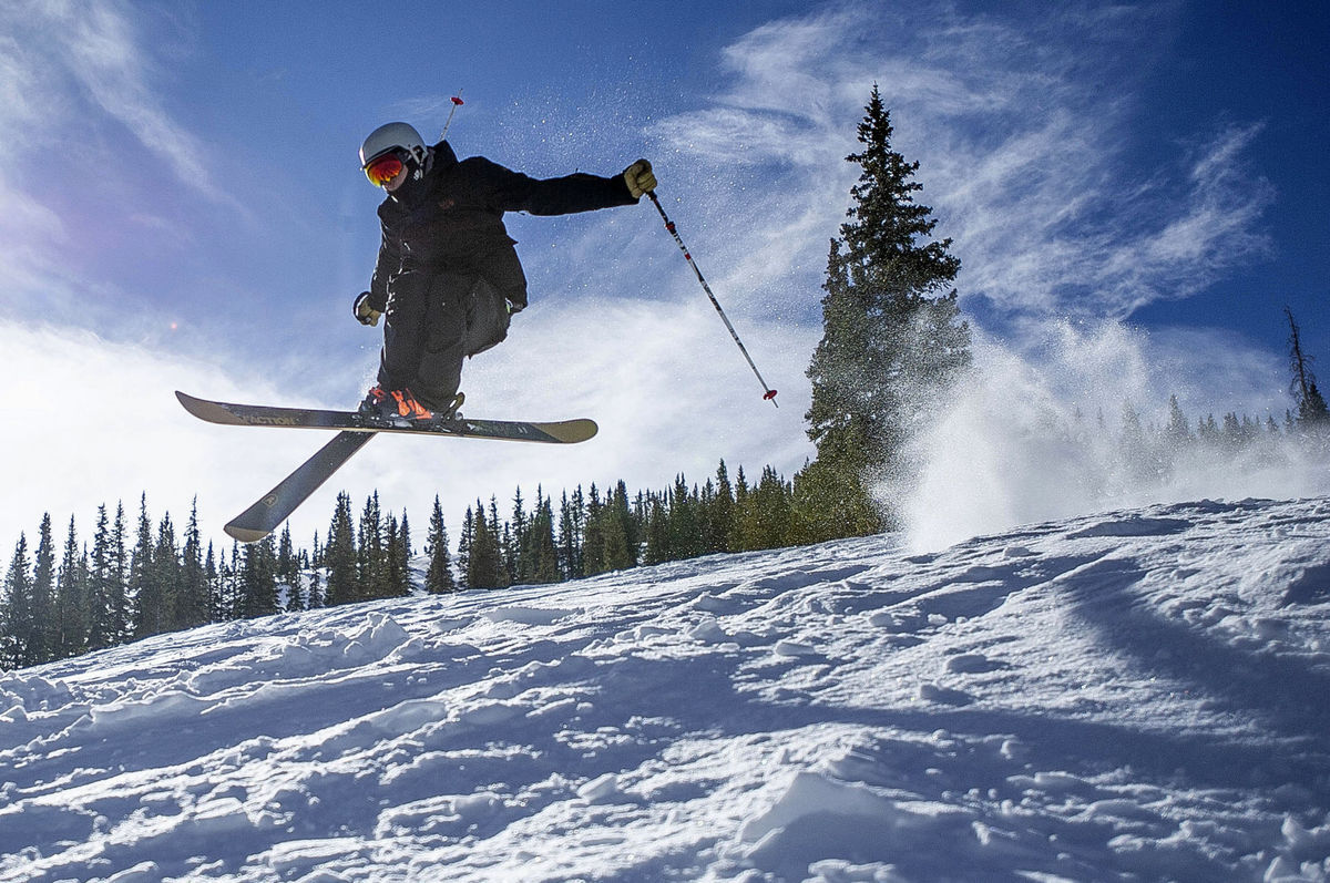 Colorado, zima, sneh, lyže, lyžovanie, lyžiar, lyžovačka, šport