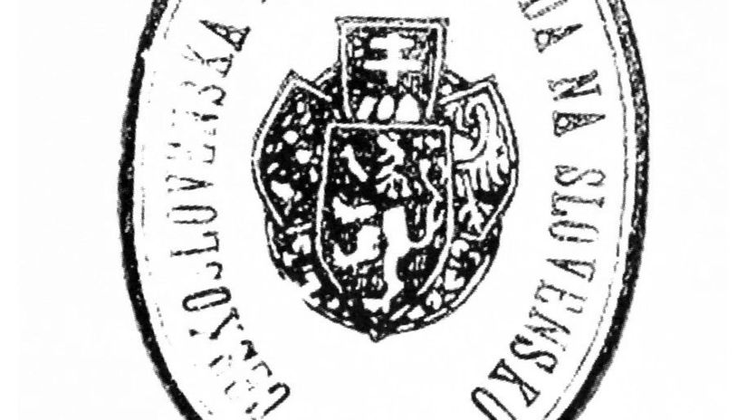 Pečiatka dočasnej slovenskej vlády.