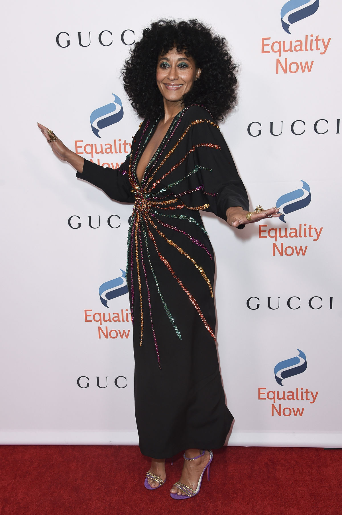 Herečka Tracee Ellis Ross  na gala podujatí...