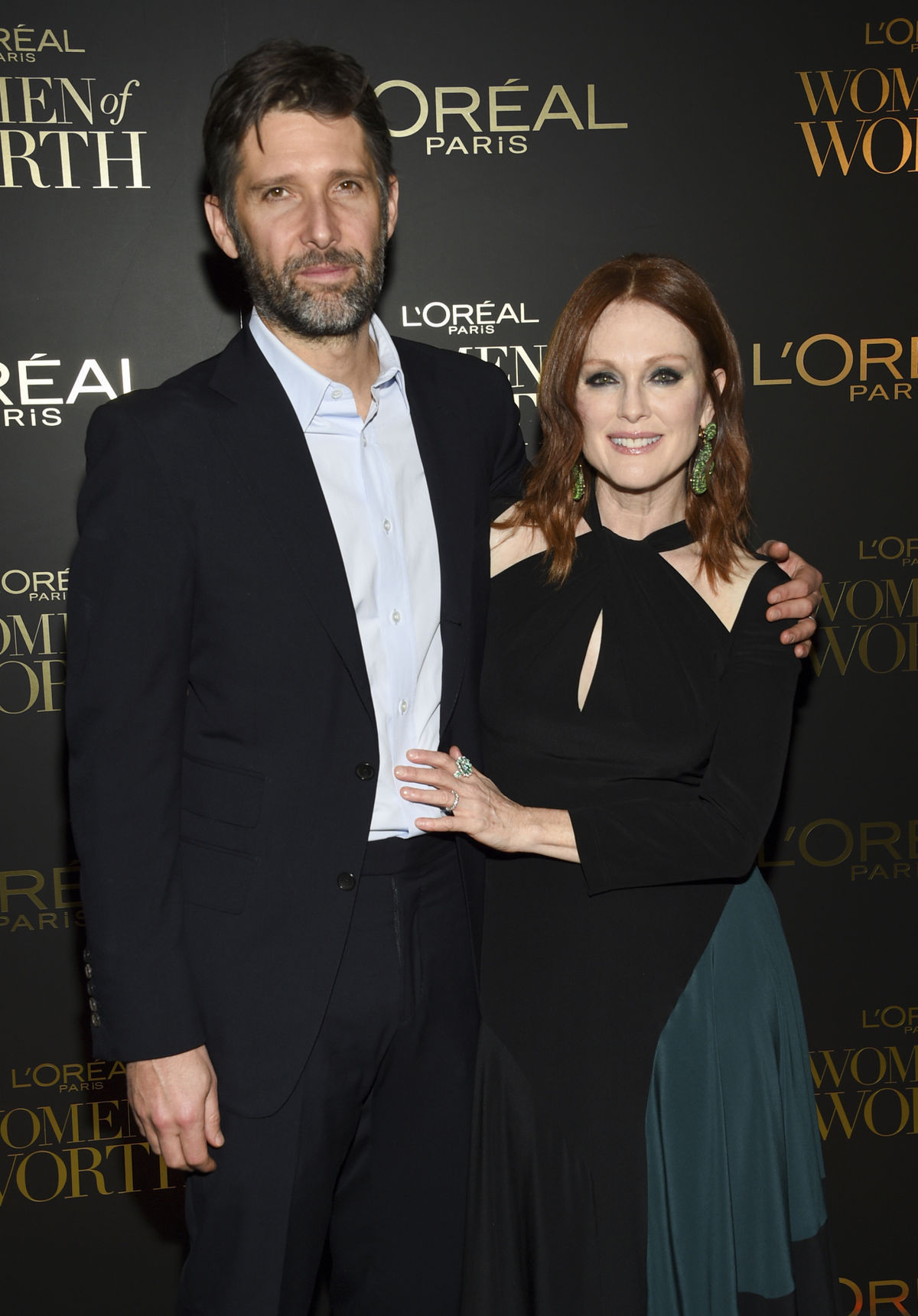 Herečka Julianne Moore a jej manžel Bart...