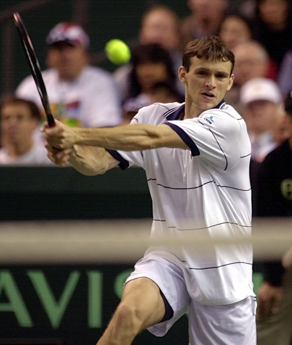 Ján Krošlák počas zápasu Davisovho pohára proti...