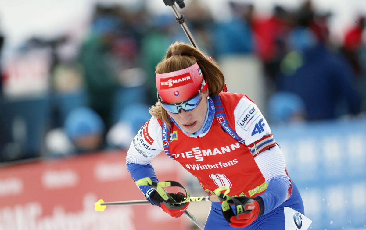 Paulína Fialková v Pokljuke.
