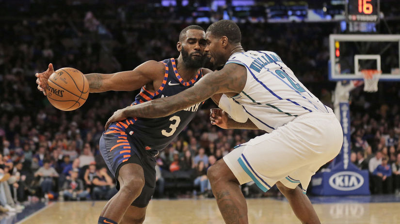 Hornets Knicks Basketball NBA