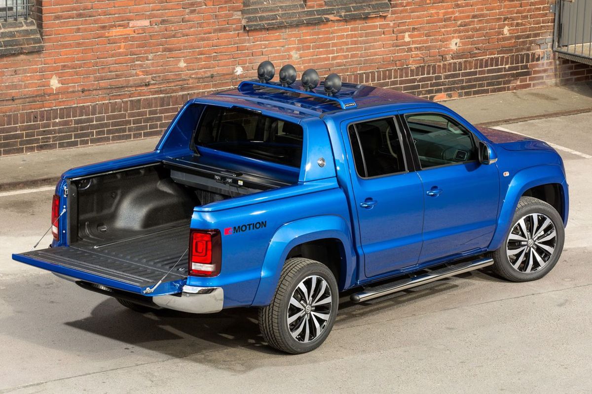 Amarok Aventura disponuje aj plastovou ochranou...