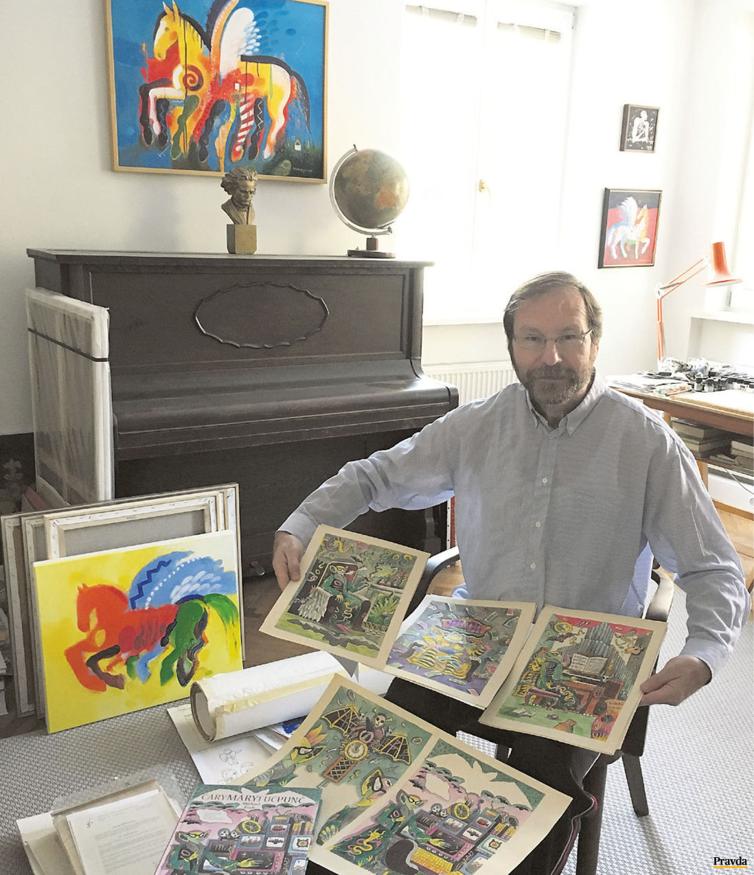 Maliar, ilustrátor a grafik Martin Kellenberger...