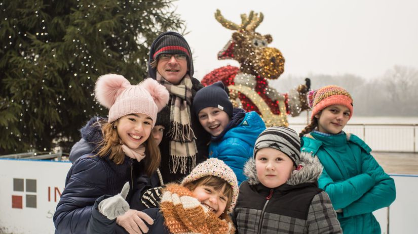 Z nakrúcania filmu Prázdniny: Vianočné...