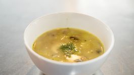 Vianočná hubová polievka trocha inak 