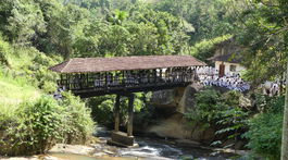 dreveny most, Srí Lanka, Bogoda