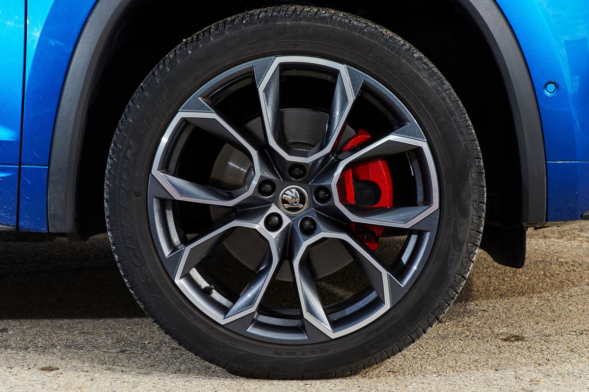 Jedným z poznávacích znamení modelu Kodiaq RS...