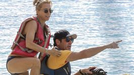 Herec David Duchovny a jeho exmanželka Téa Leoni spoločne na dovolenke na Barbadose. 