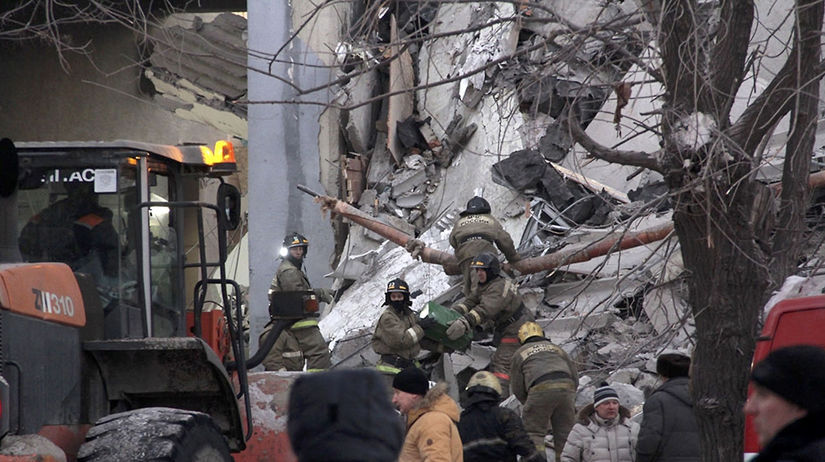 Rusko Magnitogorsk plyn výbuch dom zrútenie obete