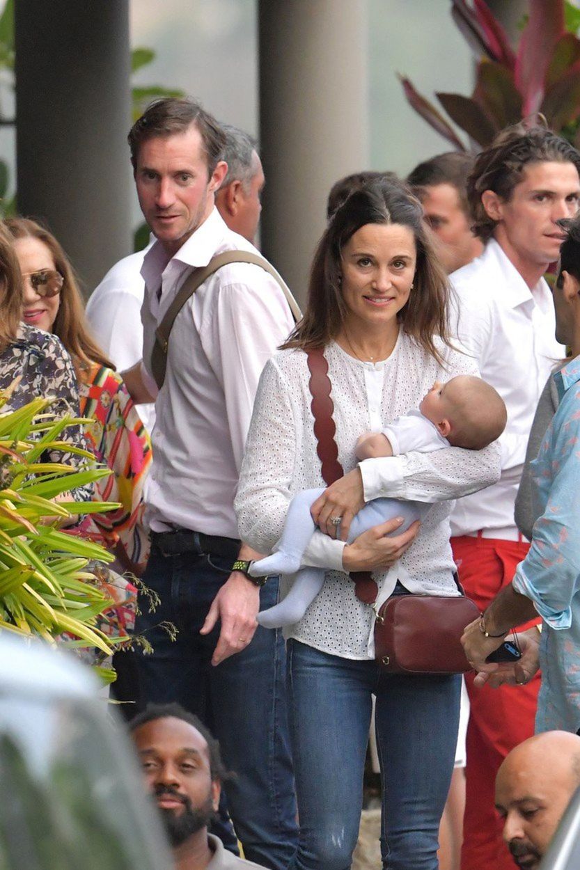 Pippa Middleton a jej manžel James Matthews na...