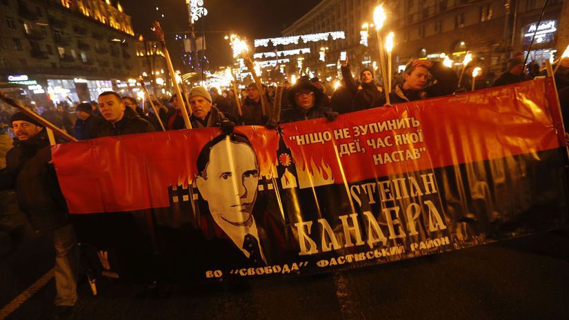 Ukrajina Bandera Protest