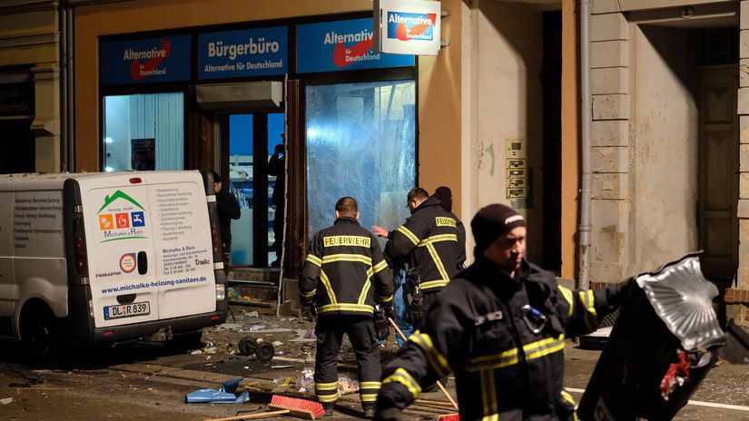 Nemecko AfD kancelária výbuch