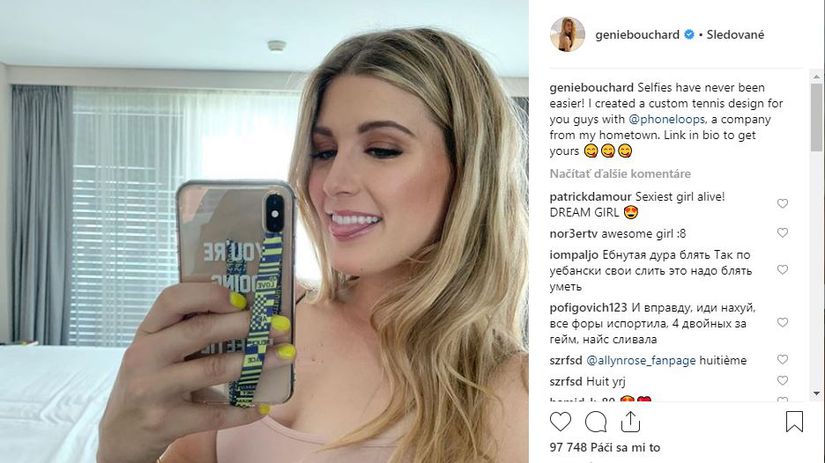 Eugenie Bouchardová.