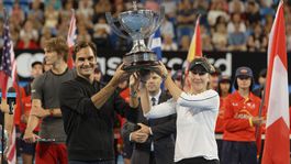 Belinda Bencicová, Roger Federer
