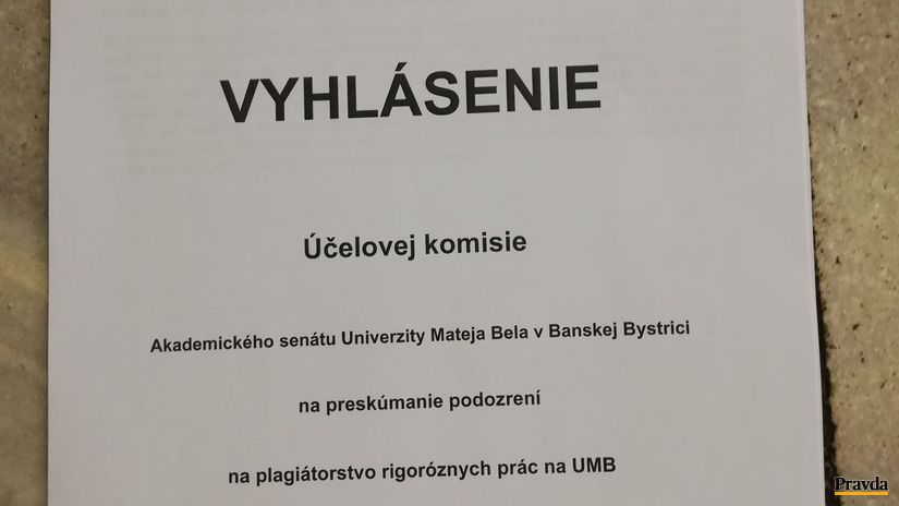 Správa Účelovej komisie AS UMB na preskúmanie...