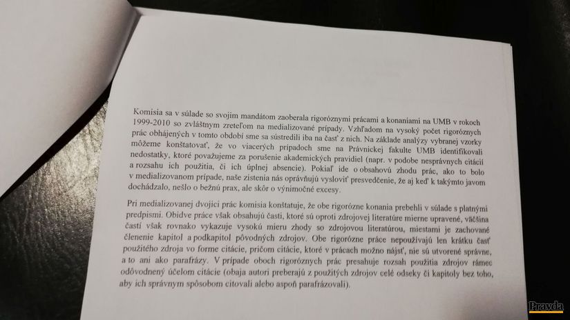 Správa Účelovej komisie AS UMB na preskúmanie...