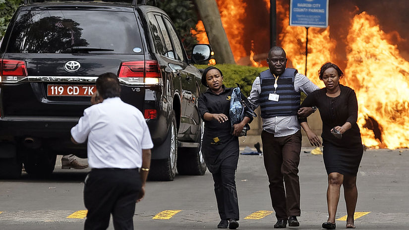 Keňa, teroristický útok, Nairobi, hotel