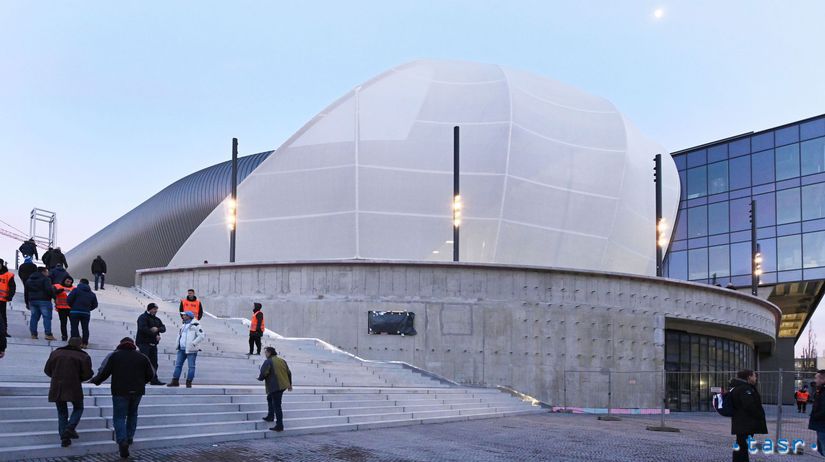 Pohľad na nový štadión na Tehelnom poli v...