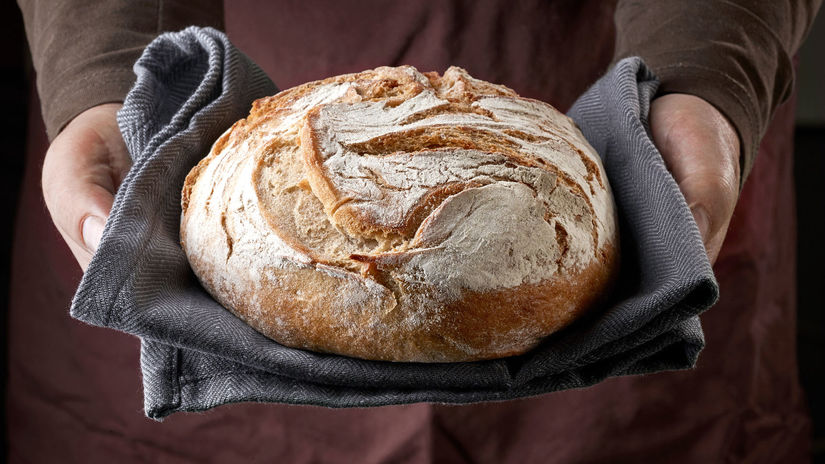 Pšenično-ražný chlieb.