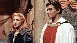 Marie Kyselková  s Josefom Zímom vo filme...