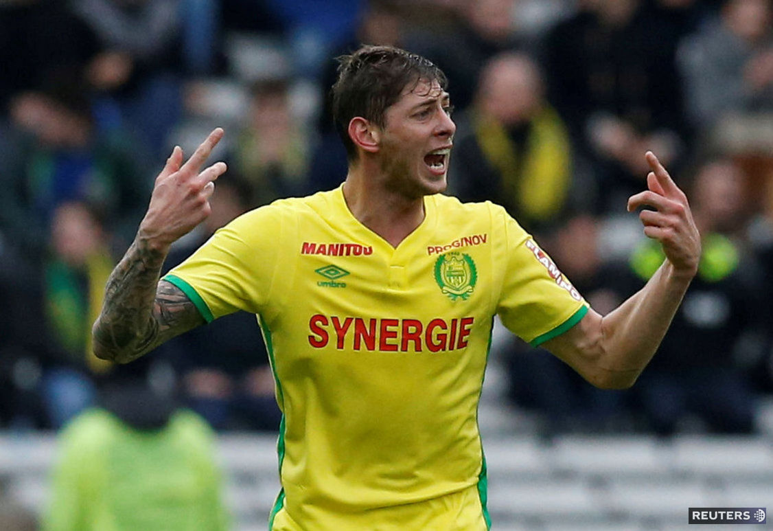 Emiliano Sala v drese FC Nantes.