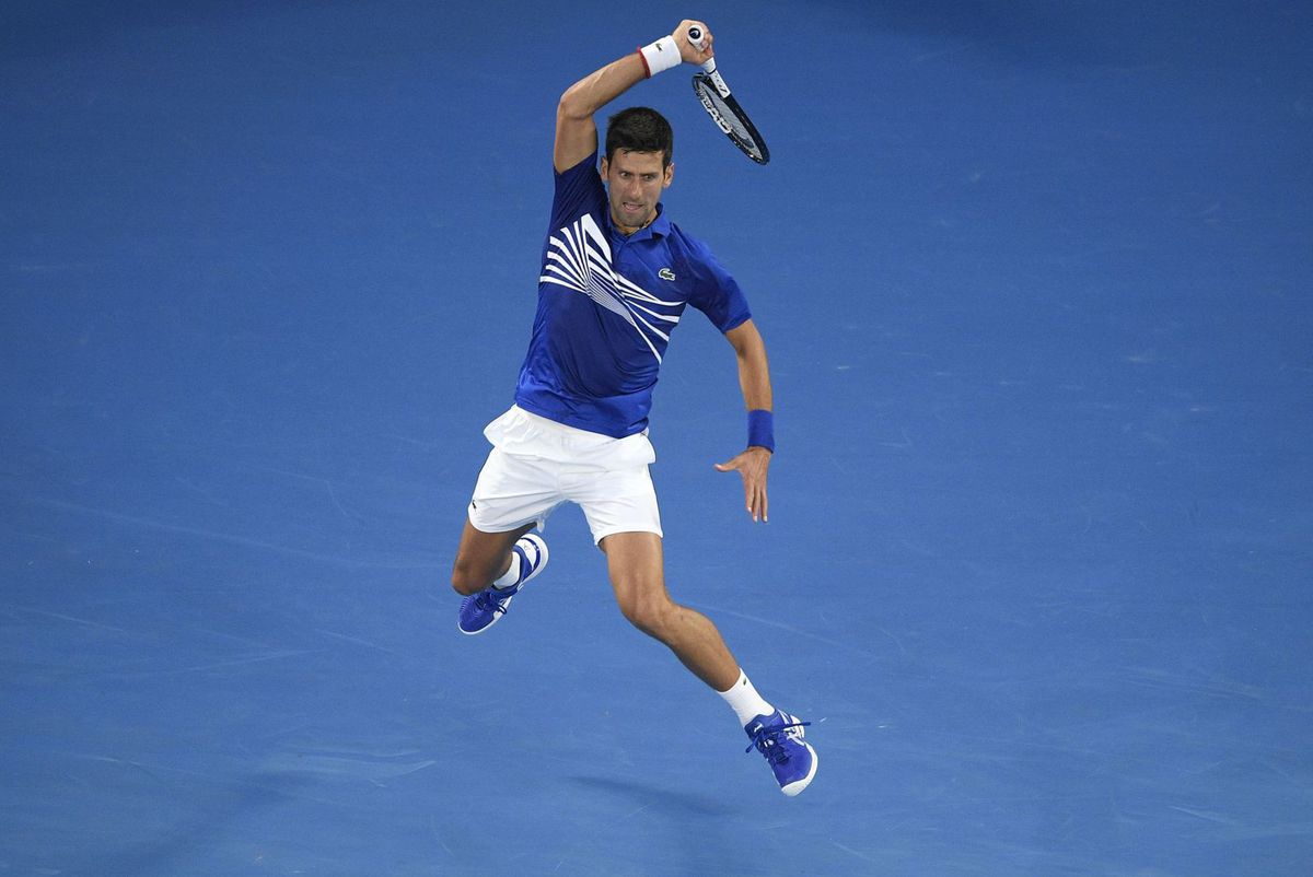 Novak Djokovič na Australian Open 2019.