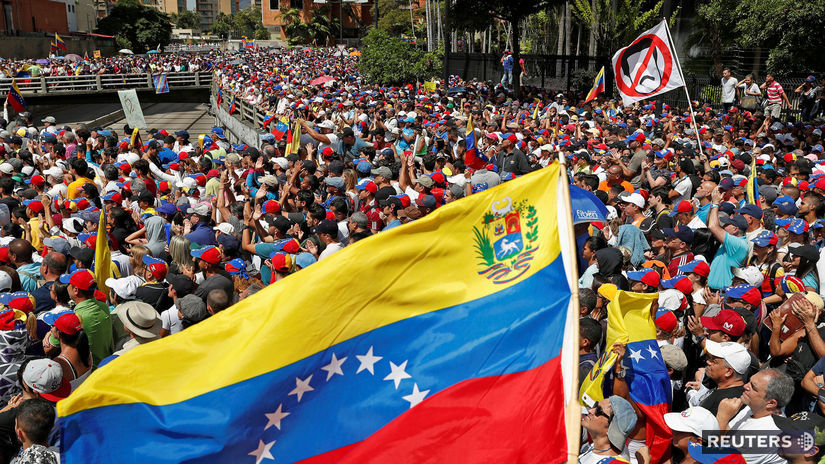 VENEZUELA, protest, demonštrácia