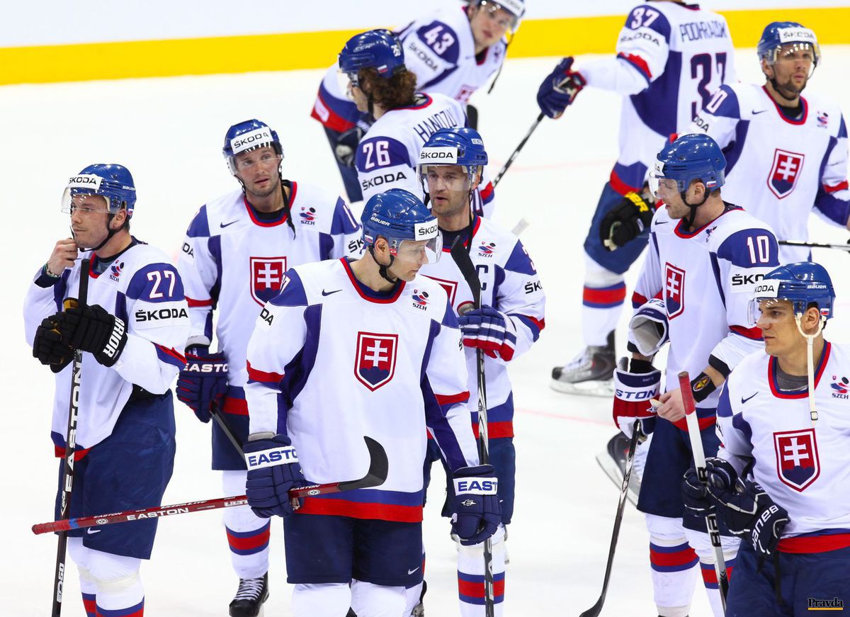 Sklamanie slovenských hokejistov na MS 2011....