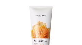 Vyživujúci krém na ruky s obsahom mandľového oleja a včelieho vosku Love Nature Cold Cream od Oriflame.