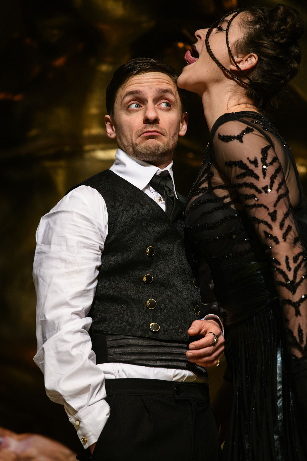 Tomáš Mischura (boháč Cresus) a Zuzana Rohoňová...