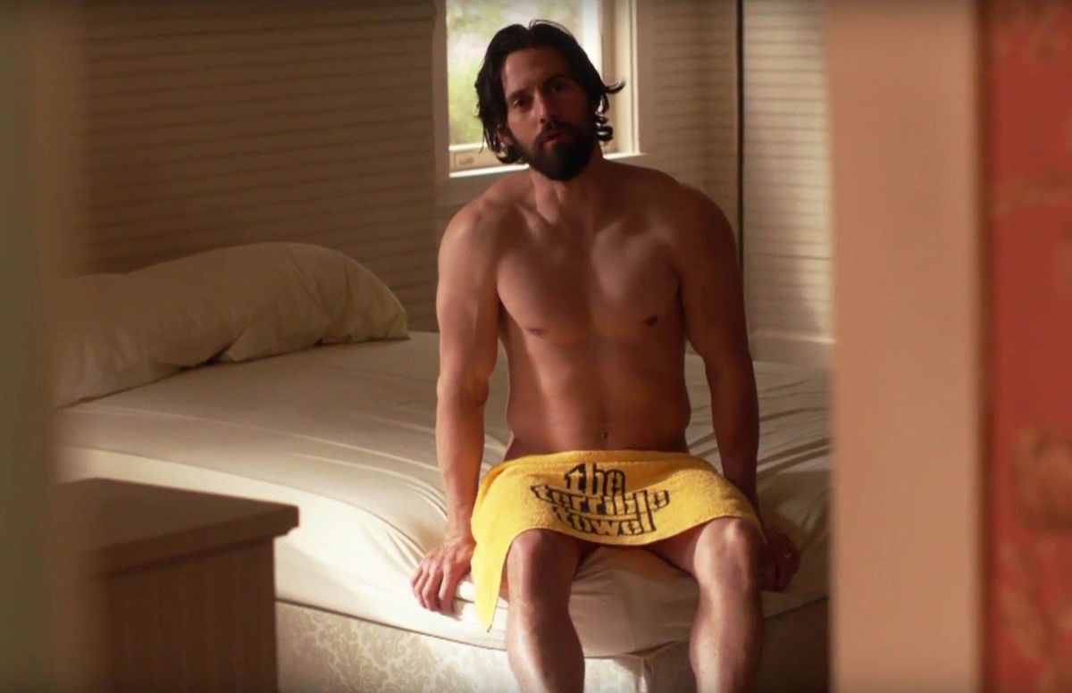 Herec Milo Ventimiglia na zábere zo seriálu...