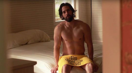 Herec Milo Ventimiglia na zábere zo seriálu...