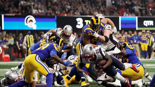 Jediný touchdown v zápase Super Bowlu.