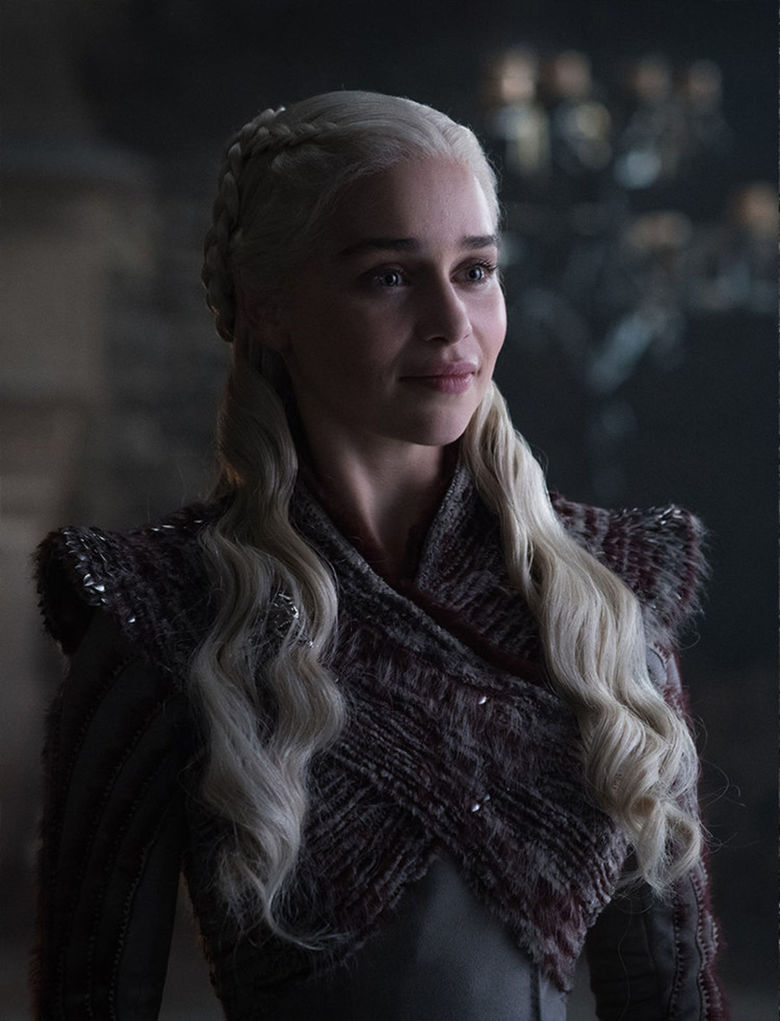 Emilia Clarke ako Daenerys Targaryen v 8. sérii...