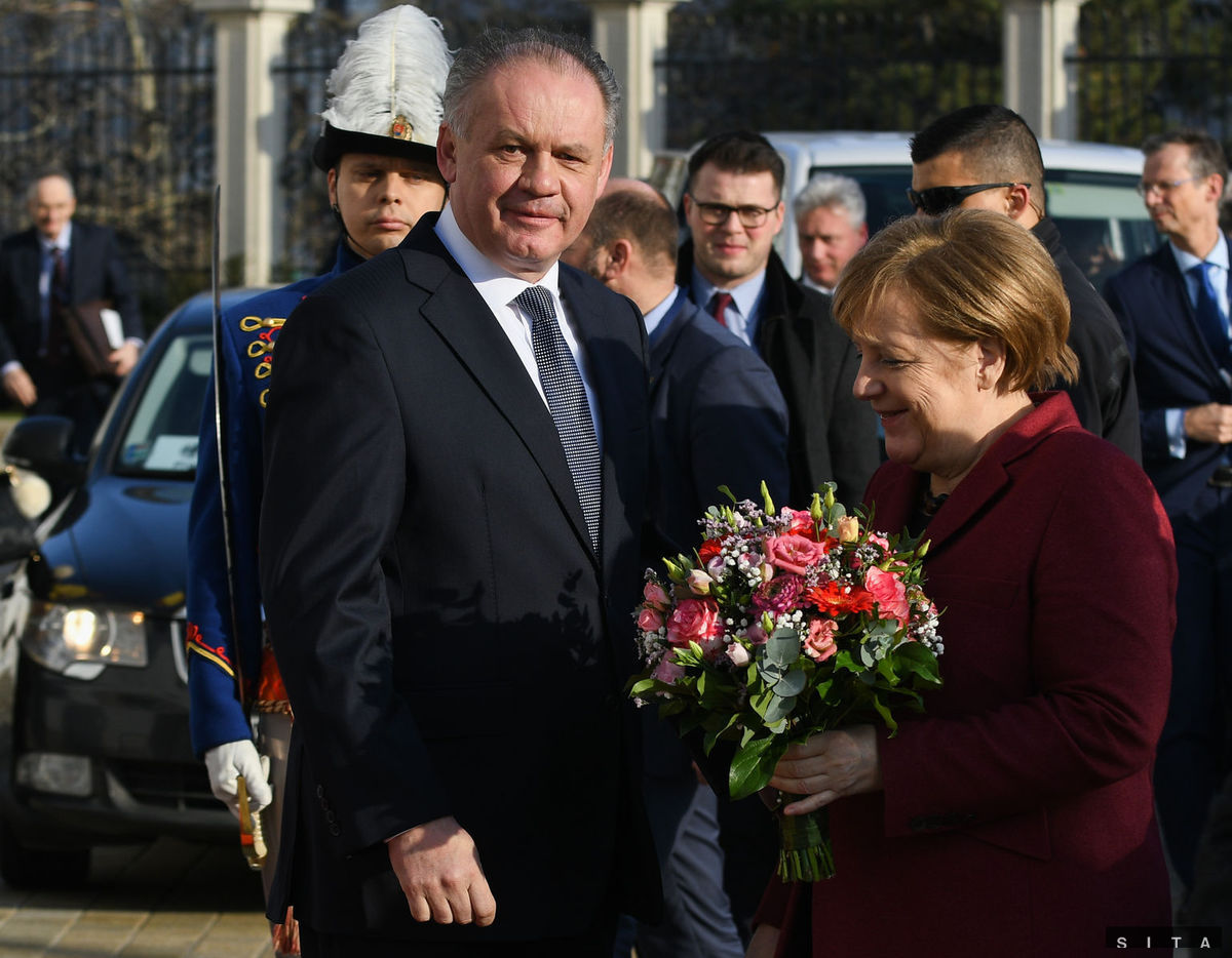 Nemecká kancelárka Angela Merkelová s...