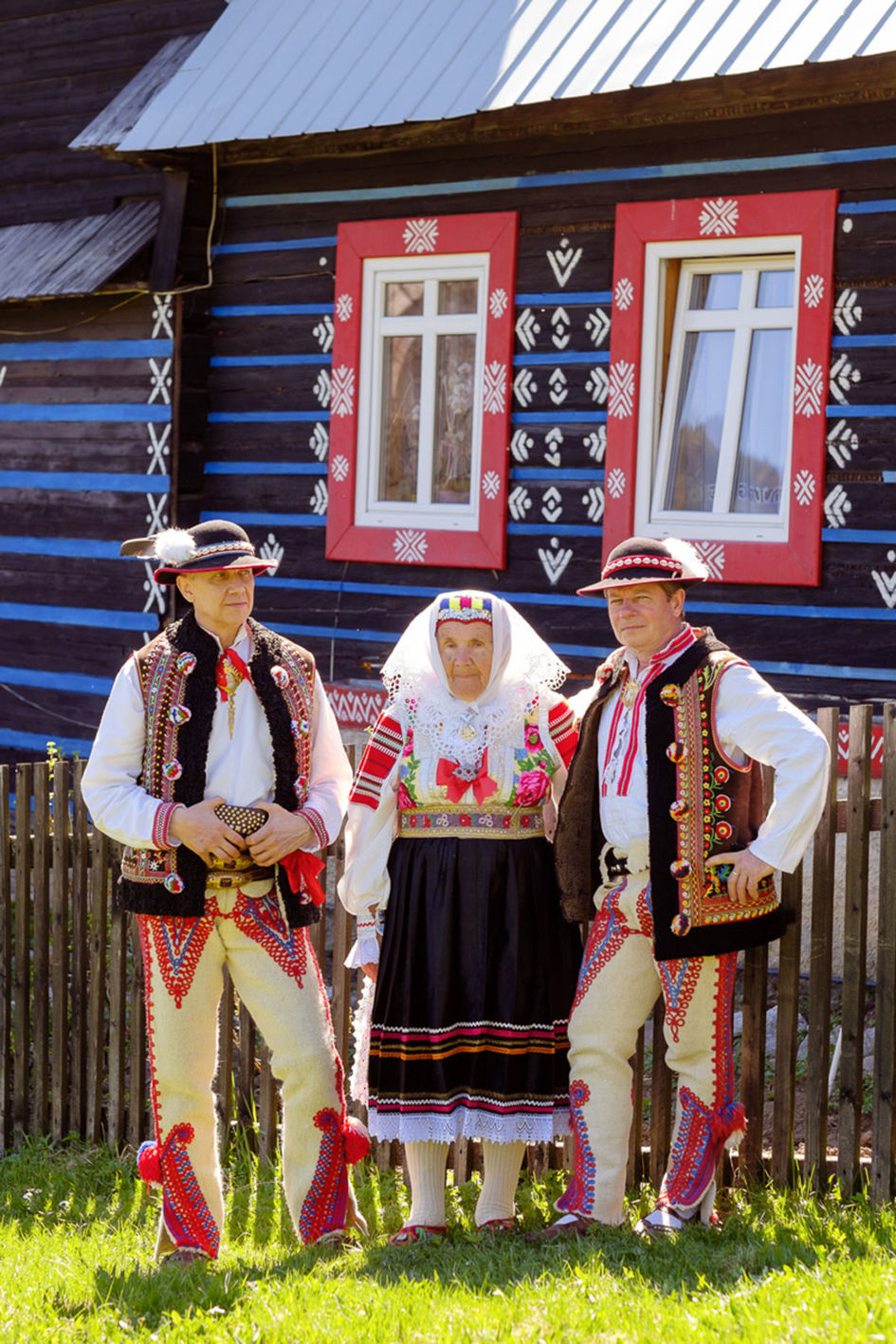 Ružena Zachvejová s Plickovcami Ždiar.